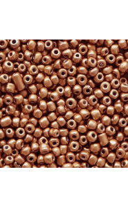Seed beads 11/0 (2mm) Dark orange brown